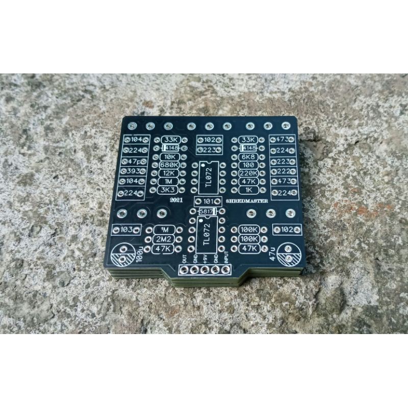 PCB MARSHALL SHREDMASTER SHRED MASTER CLONE PEDAL EFEK GITAR OVERDRIVE