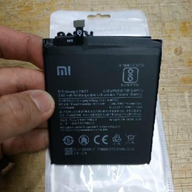 XIAOMI MI 5X / A1 / NOTE 5A / BN31 , XIAOMI REDMI 4A / BN30 , XIAOMI REDMI 5A / BN34 , XIAOMI REDMI NOTE 4X / BN43 baterai battery batre