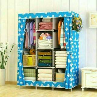 Lemari Besar Jumbo Rak  Baju  Cloth Rack 3 Layer LEMARI 