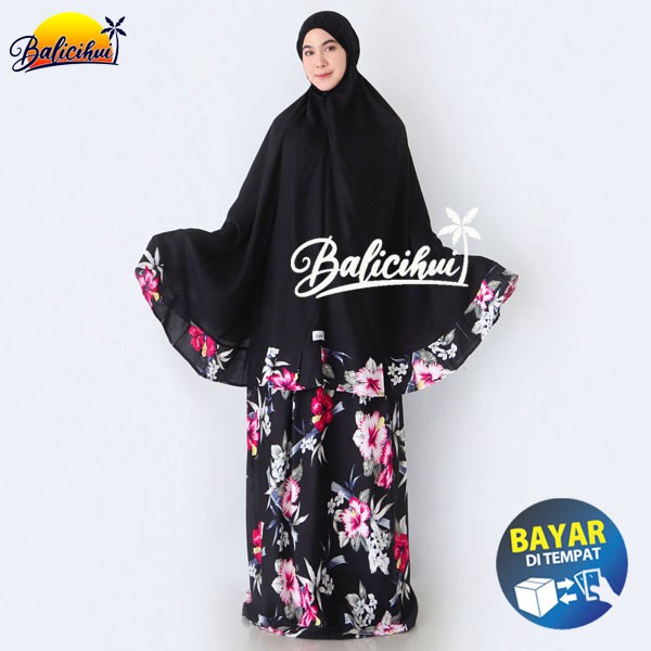 Balicihui Mukena Etnik Mukena Bali Jumbo Mukena Bali Dewasa by Balicihui