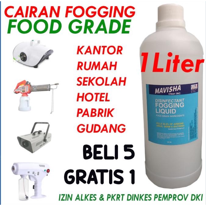 Cairan HOT Fogging - Fogging Liquid Mobil - Foging Desinfektan 1 Liter