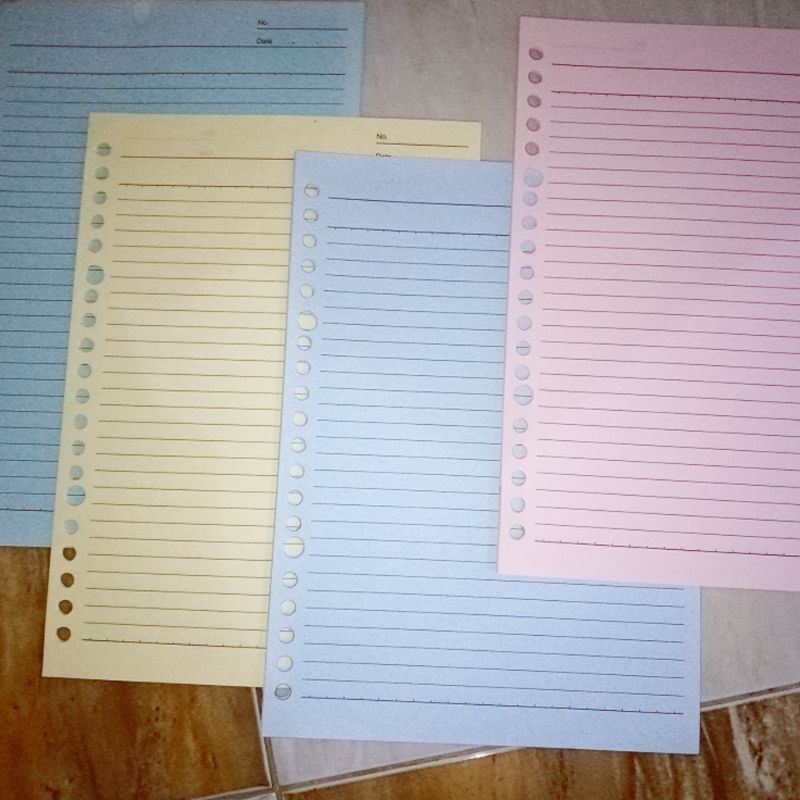 

LOOSE LEAF (HIJAU,PINK,BIRU,KUNING)