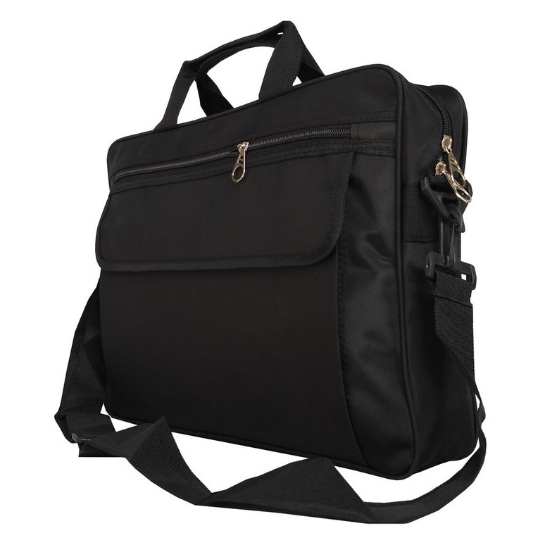 Tas Kantor Laptop Tutup 2in1 Selempang Tenteng Multi Fungsi PL 2136 17 - Original Black