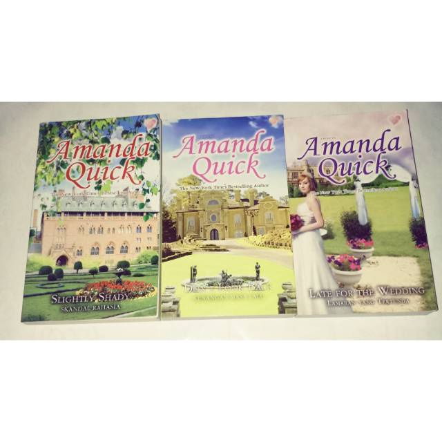 Novel Set 3 Buku Lavinia Lake/Tobias March Series - Amanda Quick