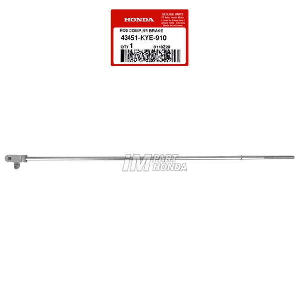 43451-KYE-910 Kawat Rem Belakang Rod Comp RR Brake Megapro Monoshock CB150 Verza