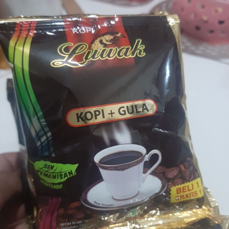 

Luwak Kopi + Gula 25 gr - Sachet