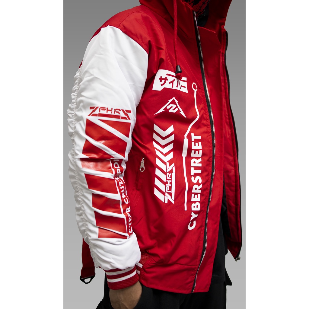 ZIPPER  CYBER STREET RED ZEPHYRS