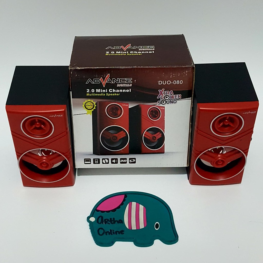 SPEAKER LAPTOP / SPEAKER KOMPUTER ADVANCE DUO-080