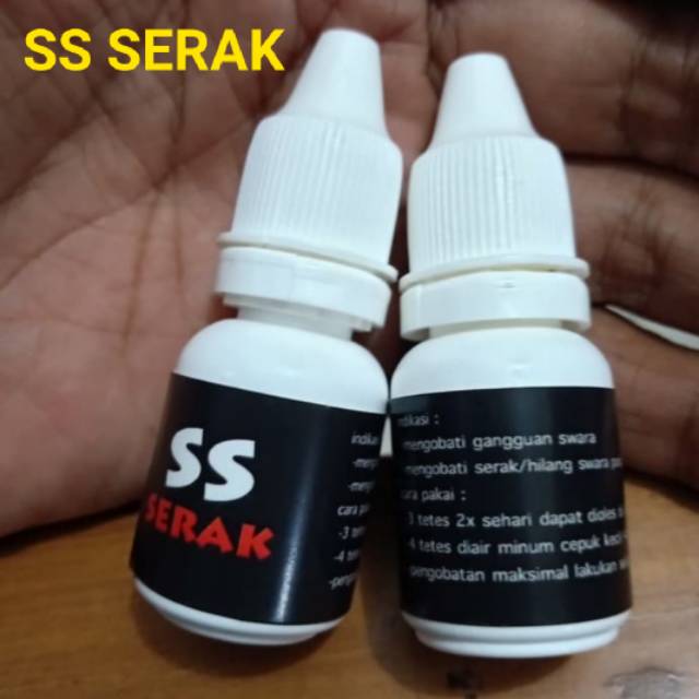 SS SERAK, Obat burung serak.