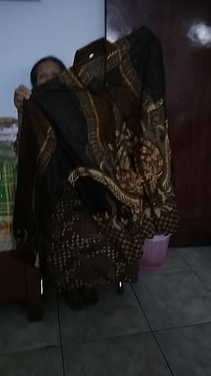 Kemeja Batik Pria Jumbo 4l-5l Atasan Baju Hem Pria Batik Big Size Lengan Panjang Ndr-ck