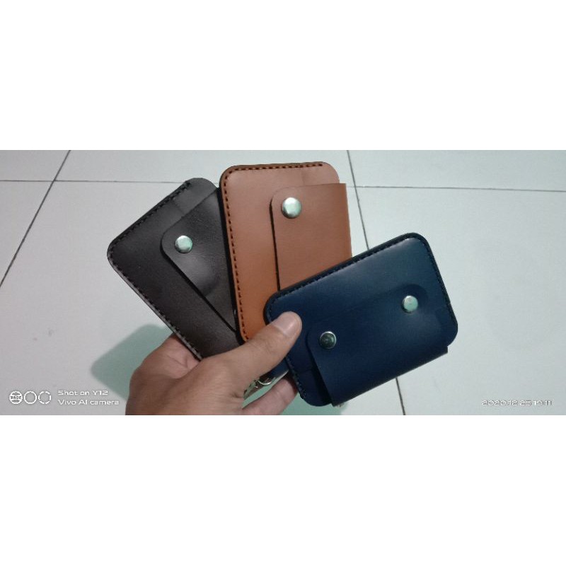 Dompet stnk / gantungan kunci kulit / Dompet kartu / gantungan kunci