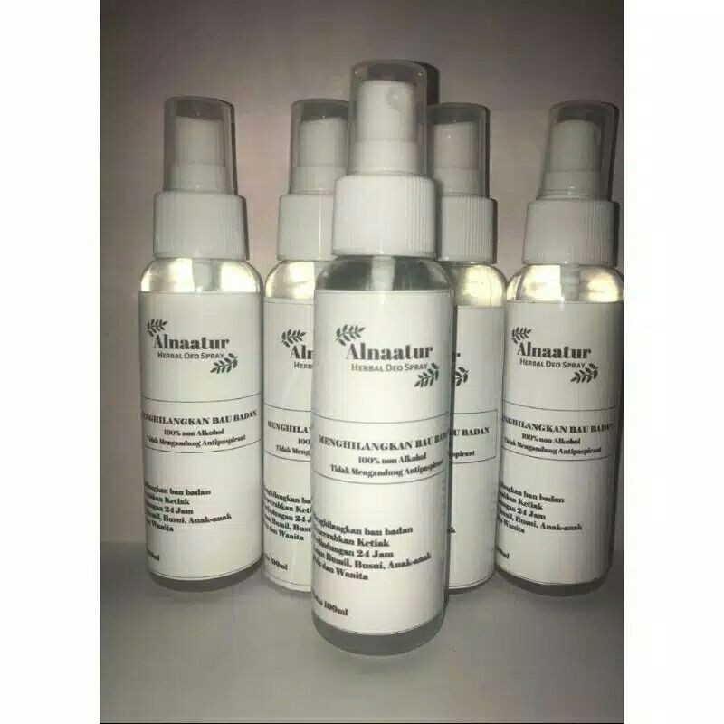 Natural alami deodorant Spray Tawas cair Alnaatur 100ml non akohol COD, anak dewasa alami