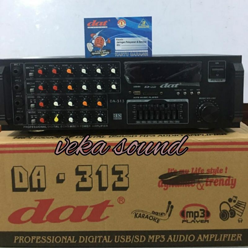 ampli karaoke Dat DA-313 amplifier Dat DA-313 ORI