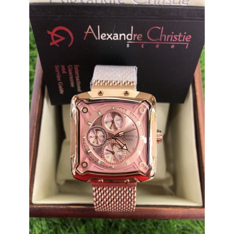 alexandre christie 3030bf rose gold wanita