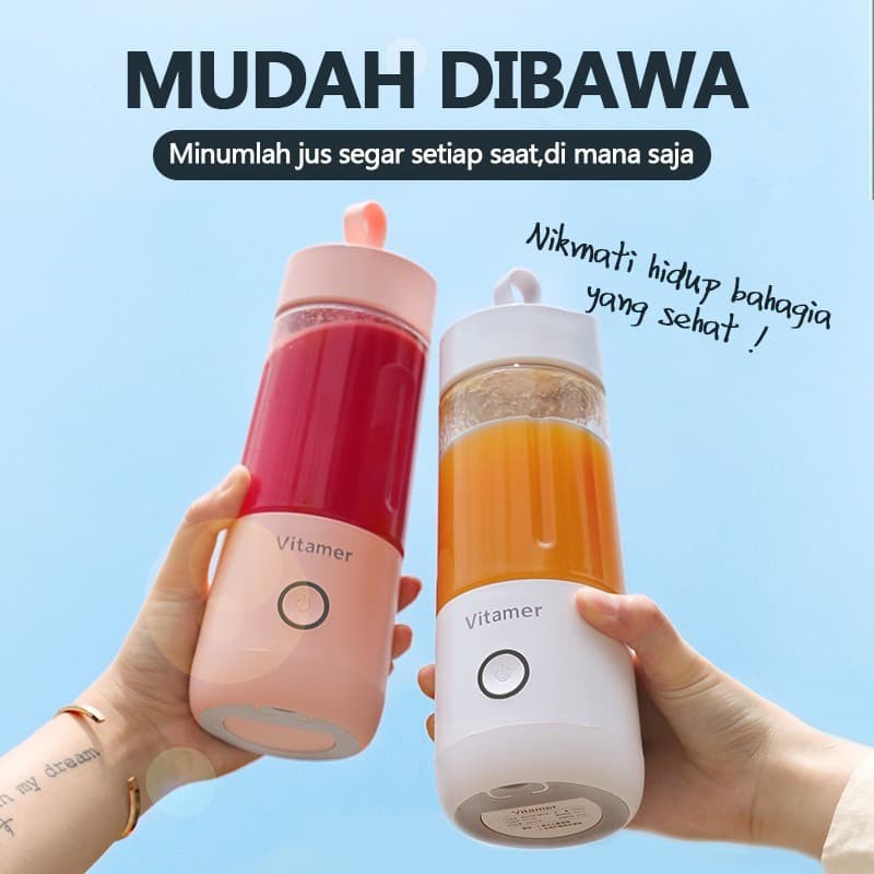 Juicer Vitamer 500ml/350ml Blender Buah Juicer Portable Mini Juicer 350 ml/500 ml Sayur / like Abeni Juicer 400ml