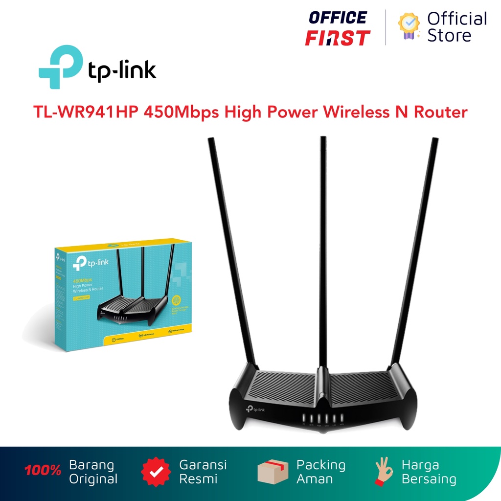 TP Link TL-WR941HP 450 Mbps High Power Wireless N Router WR941HP