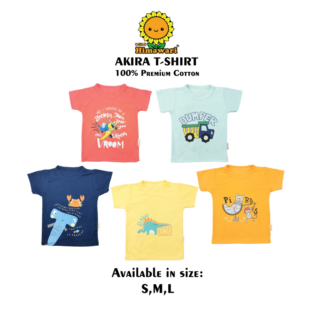Himawari - Akira Kids T-Shirt / Baju Kaos Bayi / Kaos Anak Unisex Premium - BAGIAN 2-1