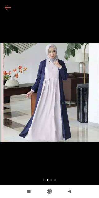 Maxi cardy sabyan  bahan moscrepe fit L