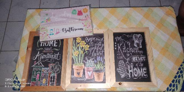 Hiasan Dinding Vintage Wall Decor Gantungan Pajangan Bathroom Shabbychic