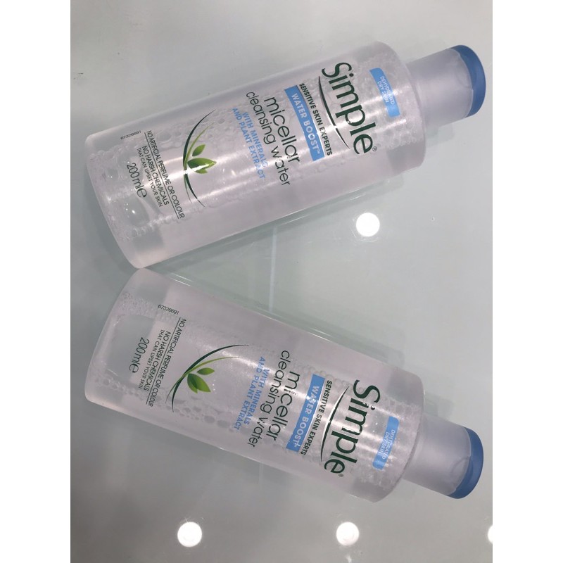 Simple Water Boost Micellar Cleansing Water 200ml