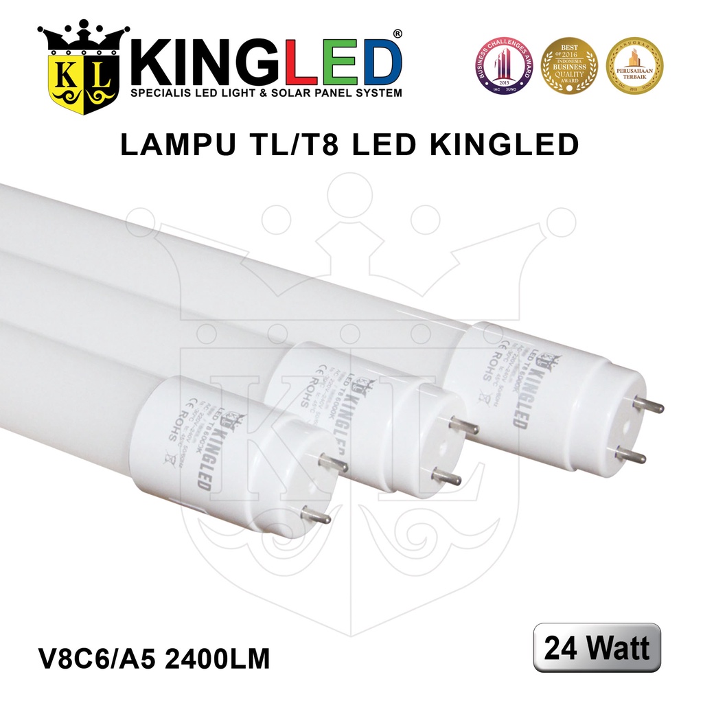 KINGLED Lampu TL T8 LED 24 Watt / Tube T8 LED 24 Watt
