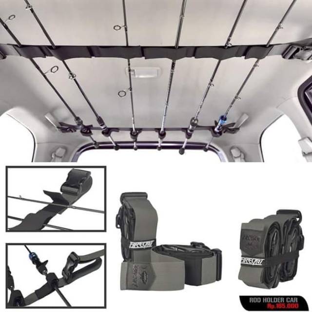 Rod Holder firecast / alat untuk membawa joran pancing dlm mobil