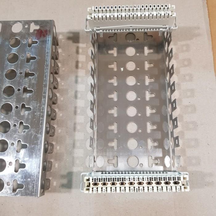 Pipie | Bmf Lsa 10 Way / Dudukan Lsa Stainless 10 Baris / Frame Lsa 10 Way