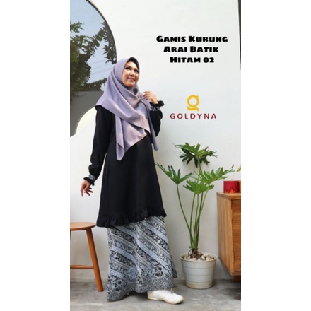 Gamis Batik Arai by GOLDYNA | Terbaru Gamis Muslimah | Gamis Syari | Gamis Batik