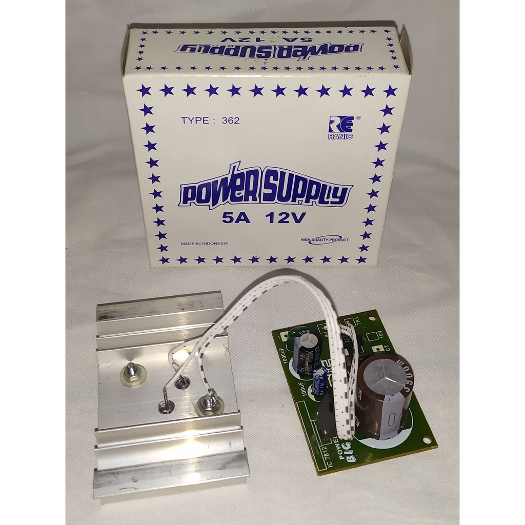 Kit Ranic Kit Power Supply Simetris 12v -15v CT 5A Type 362