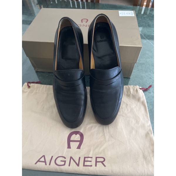 sepatu pantofel aigner preloved