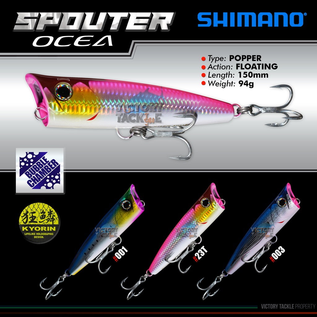 Popper SHIMANO OCEA SPOUTER 150 MM 94 GRAM OP-150N UMPAN PANCING