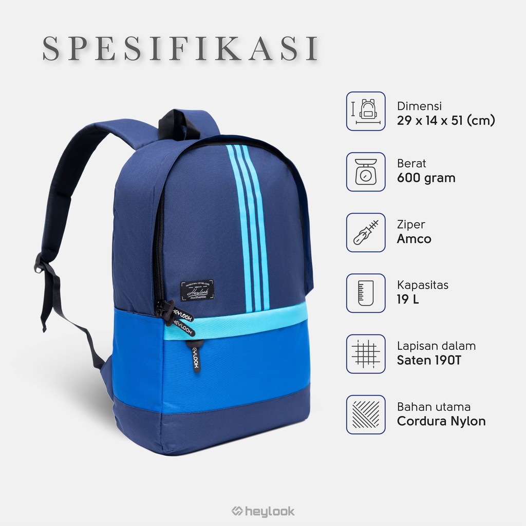 [BISA COD] Tas Punggung Ransel Jinjing Punggung Olahraga Gym Travel Backpack Bag Kapasitas Besar