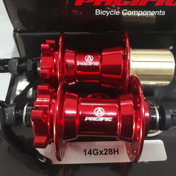 new hub freehub 28 hole pacific jangkrik red