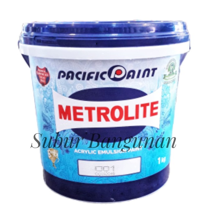 Jual Cat Tembok Metrolite 1 Kg Putih Indonesiashopee Indonesia 1502