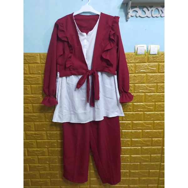 SETCEL ROMPI MERAH PUTIH