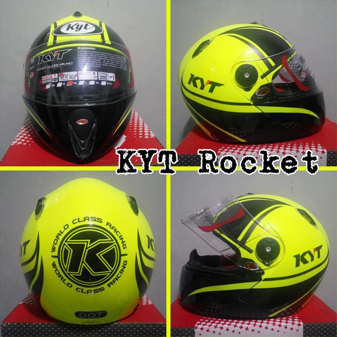 Helm KYT Rocket / helm murah / helm full face - revivl
