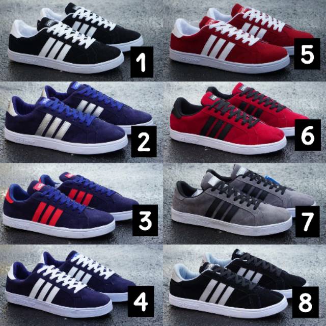 Sepatu Casual Jalan santai harian. Adidas Neo Bestline. Ukuran 39-43. Grade Ori