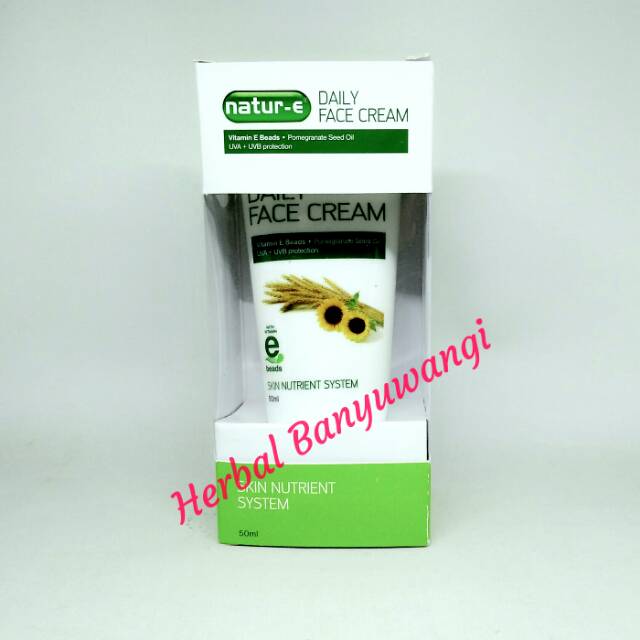 Natur E Daily Face Cream