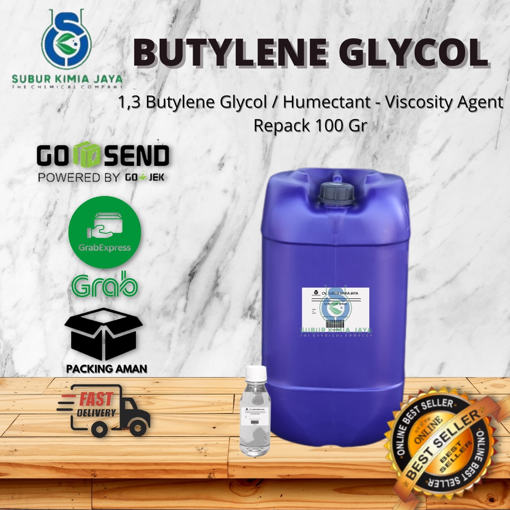 

1,3 Butylene Glycol / Pelembab Kulit Skincare Ingredient 100 gr Premium