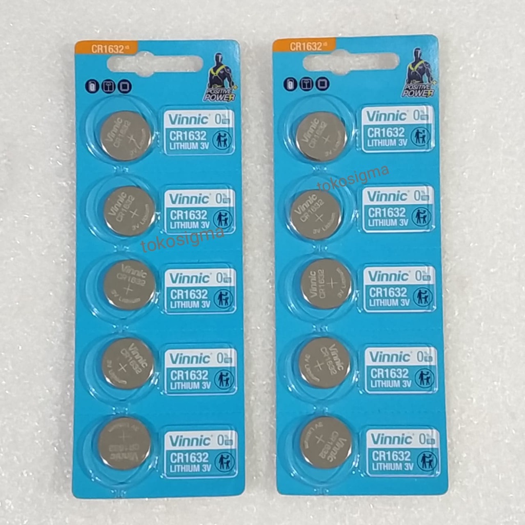 2 PCS Baterai Kancing Tongsis Bluetooth Lithium Battery Cell 3V Koin CR1632 Batere CR-1632