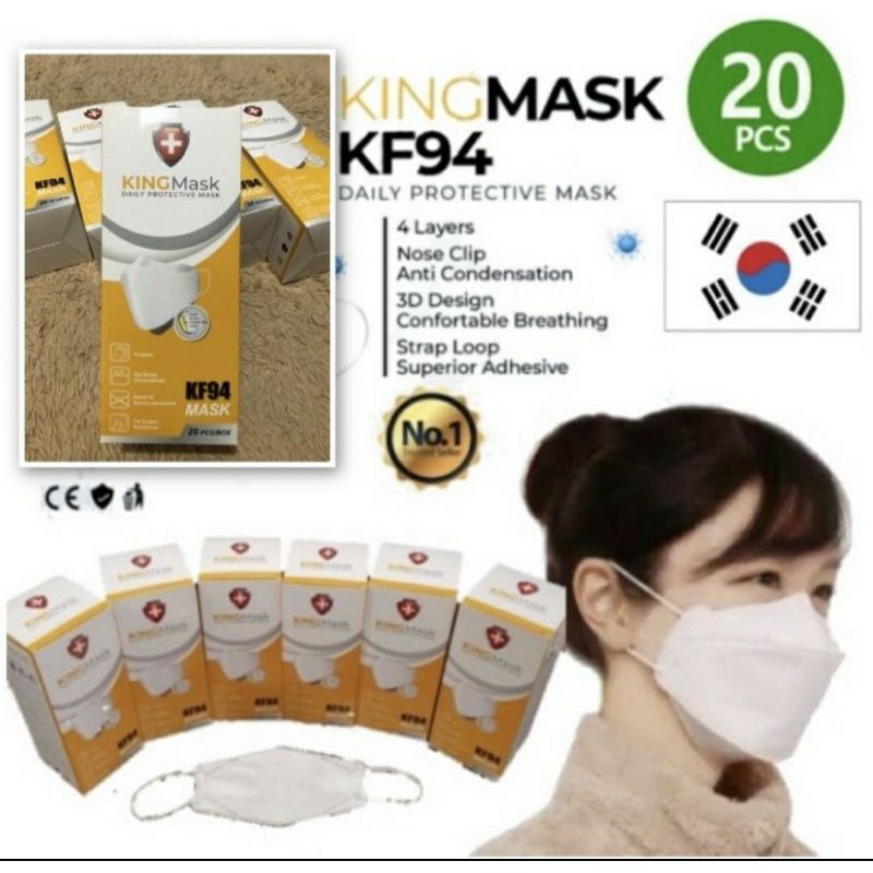 Masker KF94/KF94 Mask/King Mask/King KF94/Masker kf94 korean