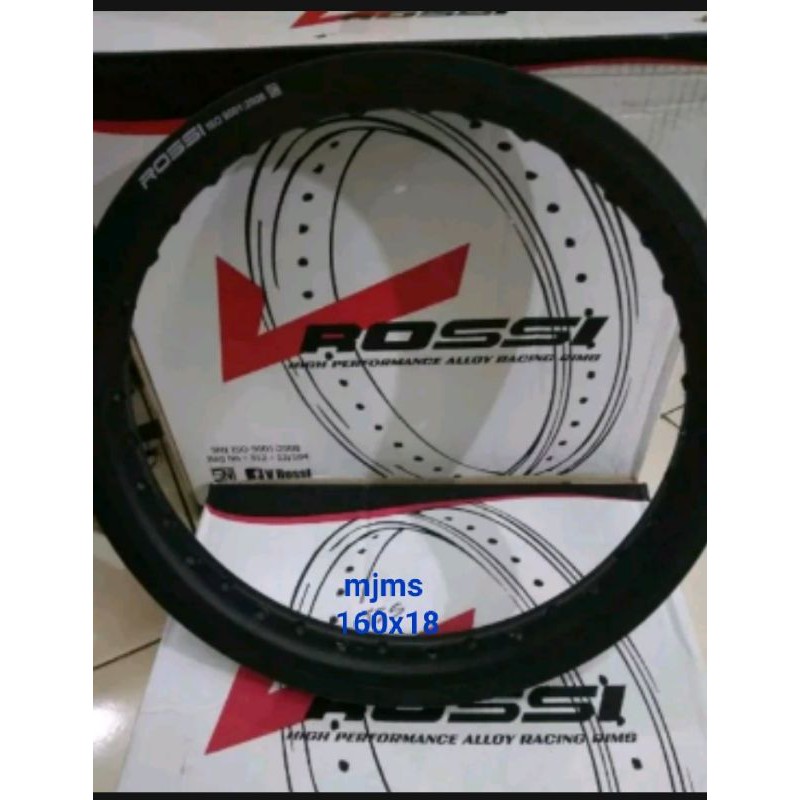 velg Rossi 160 ring 18 hole 36 . velg jari jari Rosi almunium ring 18 x 160