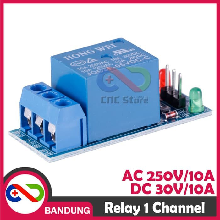 RELAY 5V 1 CHANNEL OUTPUT 250VAC 30VDC 10A MODULE FOR ARDUINO