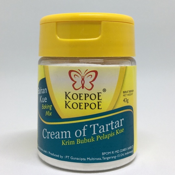 

Koepoe Cream Of Tartar 43gr