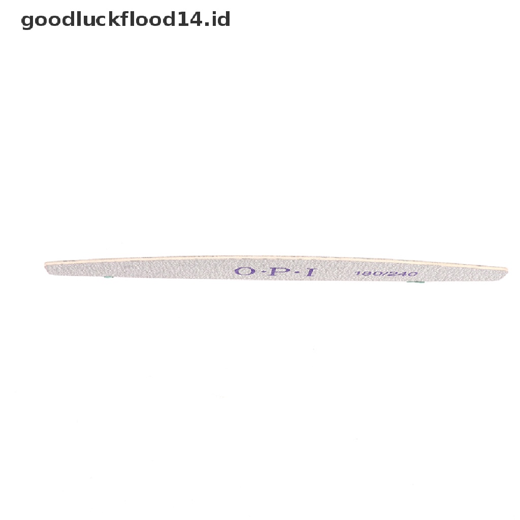 [OOID] 10pcs/Lot Wooden Nail Files Professional Nail Buffer 180/240 Nail File ID