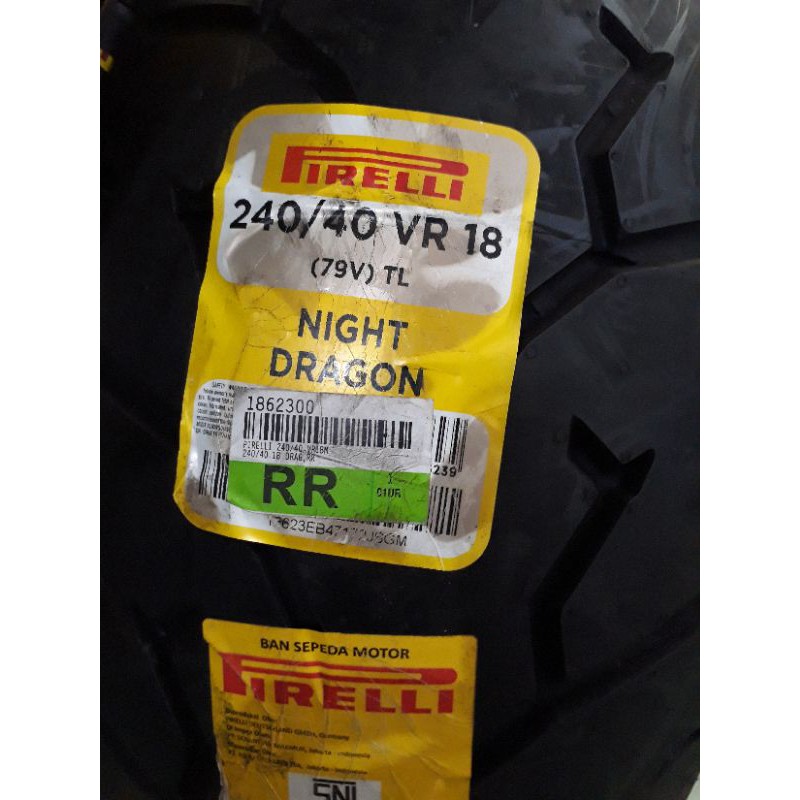 BAN PIRELLI NIGHT DRAGON size 240/40 VR 18