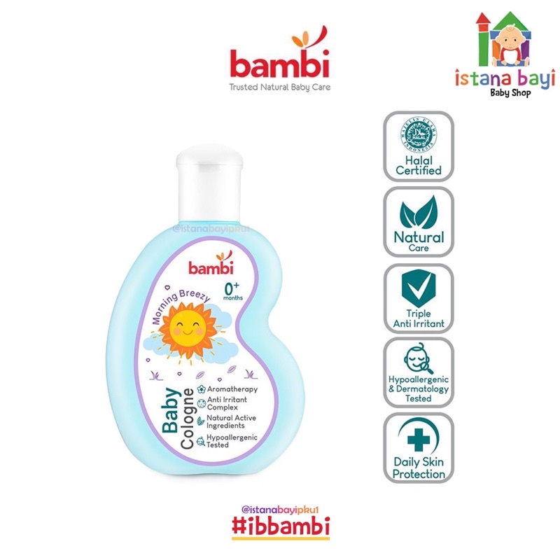 Bambi Hair &amp; Body Bath 100ml - Sabun Bayi