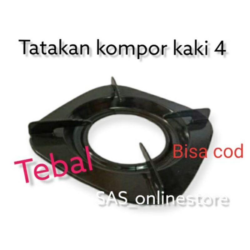 Tatakan kompor gas kaki 4&amp;6 Rinnai/Tungku kompor gas Rinnai tebal(Bisa cod)