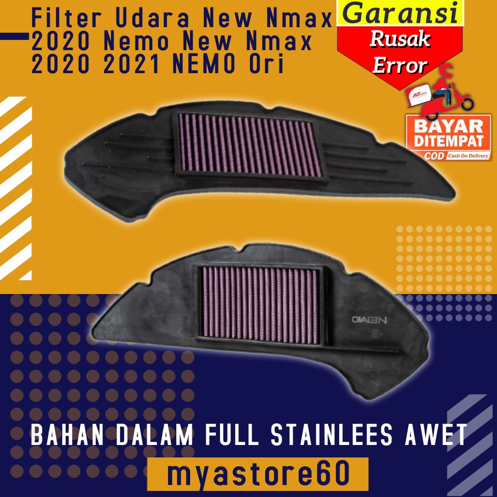 Filter Saringan Udara New Nmax 2020 Nemo Aksesoris Variasi New Nmax 2020 2021 NEMO Ori