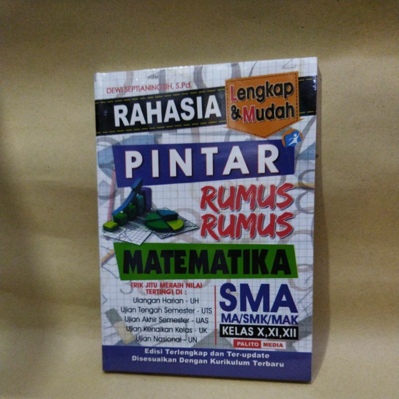 RAHASIA PINTAR RUMUS - RUMUS MATEMATIKA SMA/MA/SMK/MK kelas X. Xl. Xll
